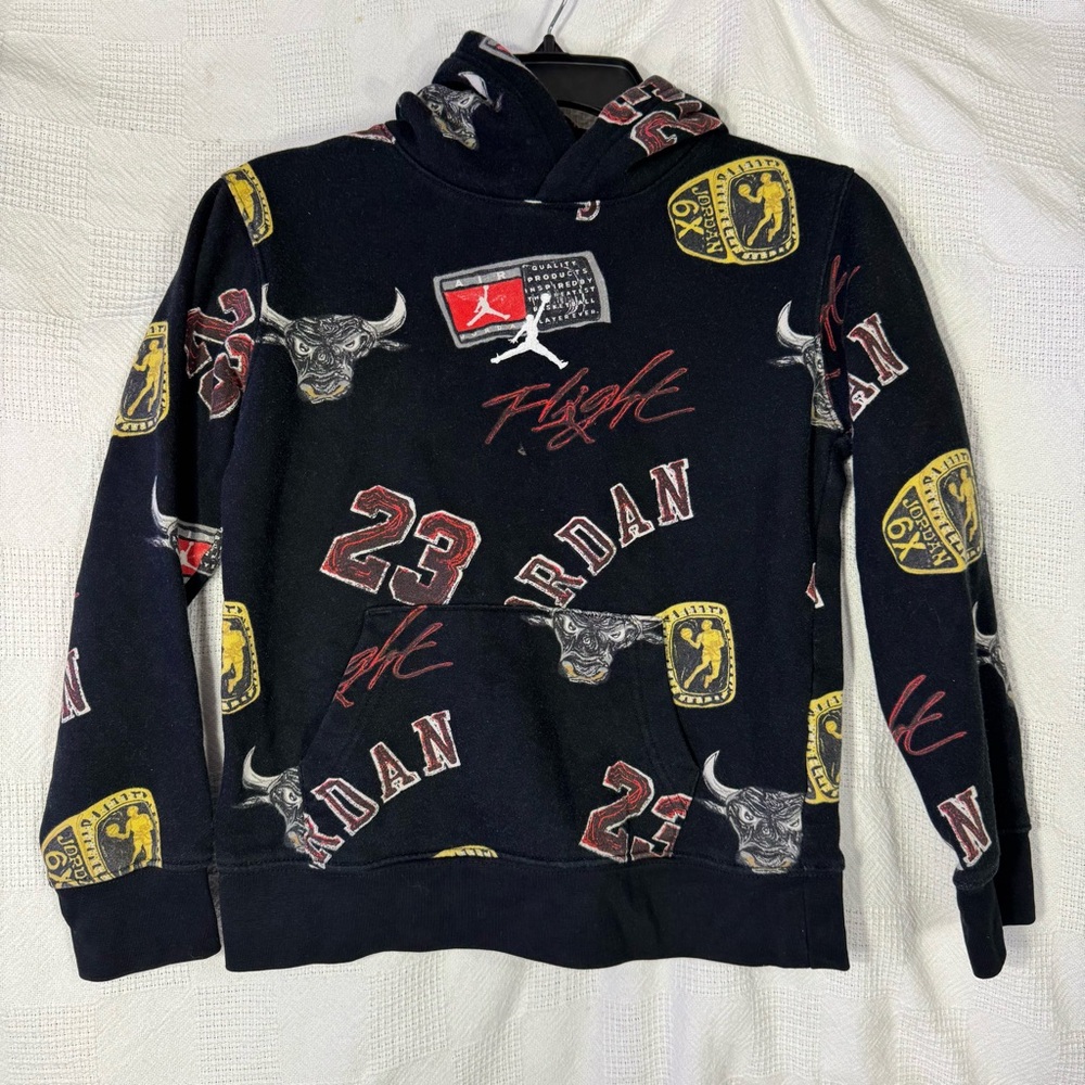 Jordan MJ Essentials Little Kids Pullover Hoodie‎ Size Medium 10/12